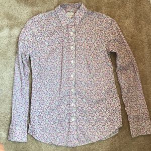 Jcrew “The Perfect Shirt” Floral Button Down